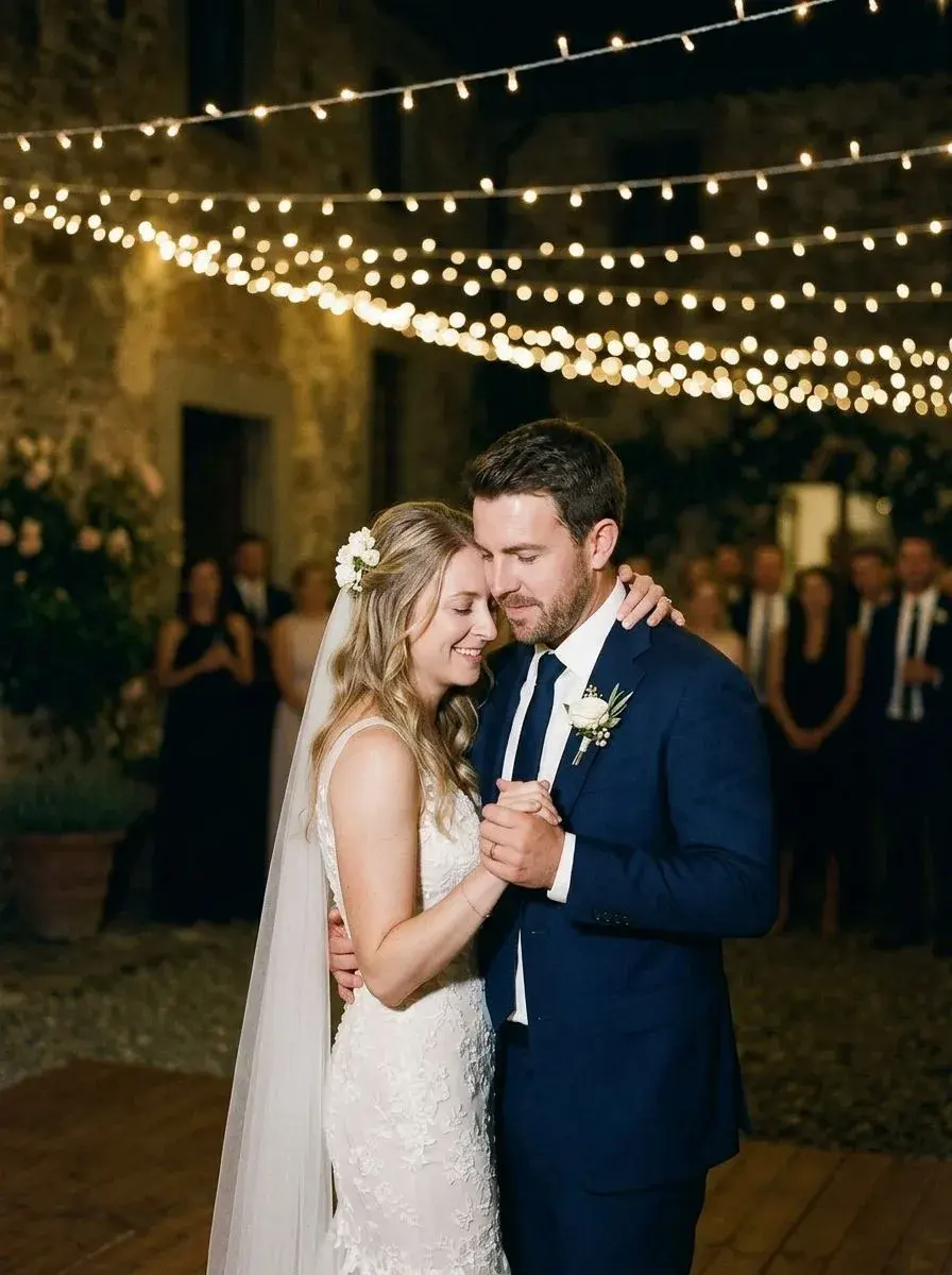 A slow dance on the wedding dance floor — photo by Priya